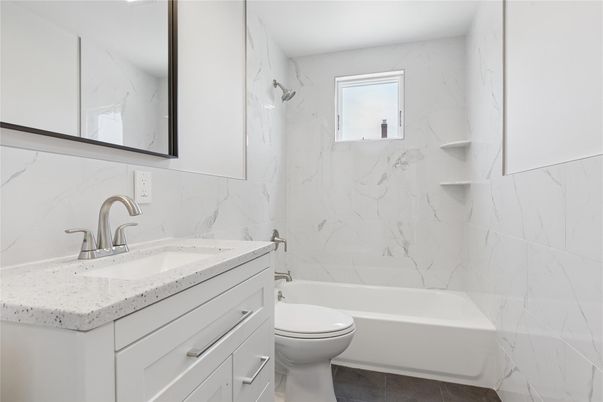 Bathroom, Interior, Marble Walls