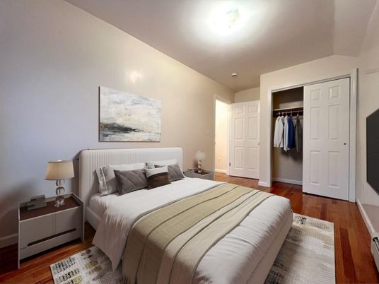 Bedroom, Interior, Wood Texture Flooring
