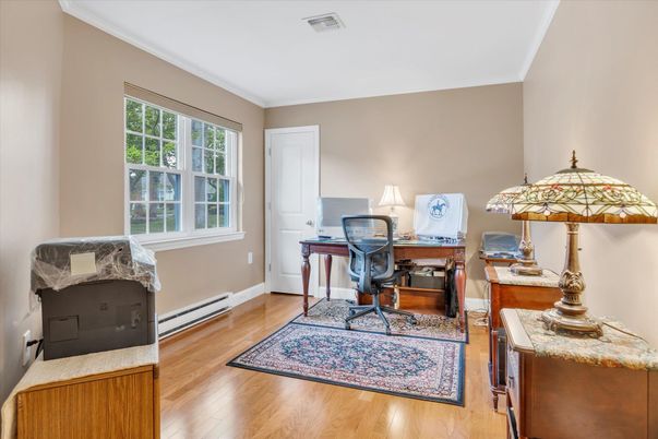 Home Office, Interior, Wood Texture Flooring