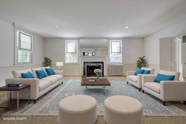 Fireplace, Interior, Living room, Recessed Lighting