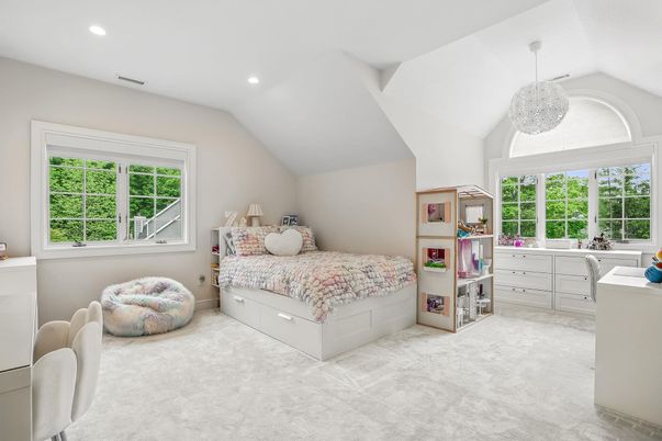 Bedroom, Interior, Pendant Lights, Recessed Lighting