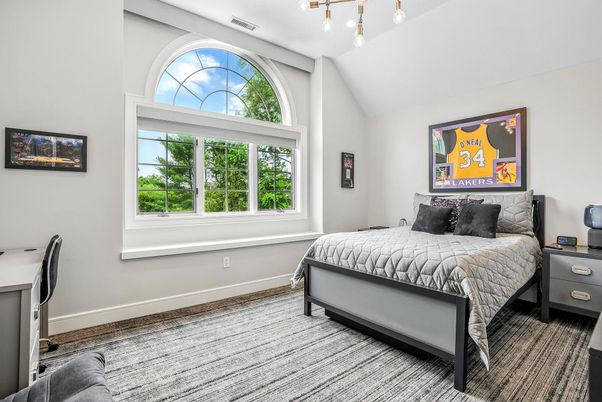Bedroom, Interior, Pendant Lights