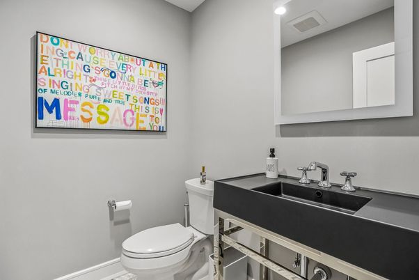 Bathroom, Interior, Recessed Lighting