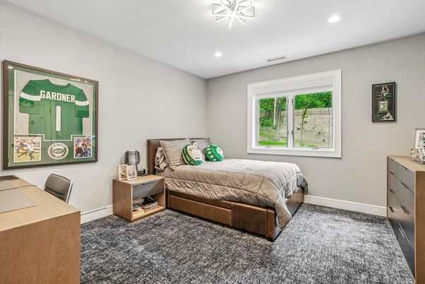 Bedroom, Home Office, Interior, Recessed Lighting