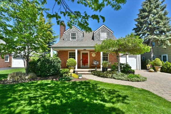 Attached, Exterior, Facade, Brick Facade, Cape Cod