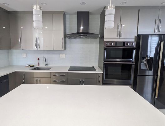 Interior, Kitchen, Recessed Lighting, Stainless Steel Appliances