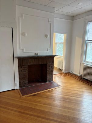 Empty room, Fireplace, Interior, Wood Texture Flooring