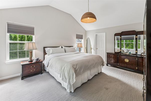 Bedroom, Interior, Pendant Lights
