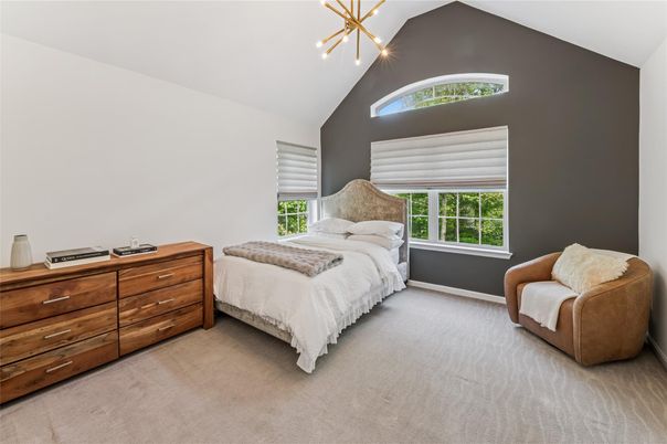 Bedroom, Interior, Pendant Lights