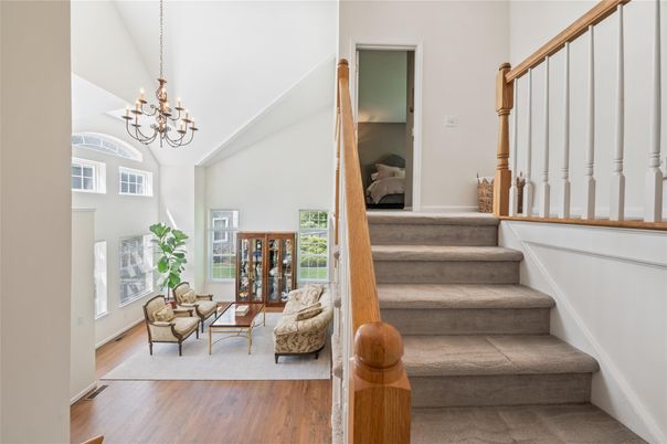 Chandelier, Interior, Wood Texture Flooring