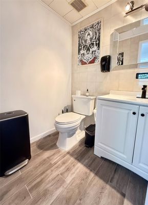 Bathroom, Interior, Wood Texture Flooring
