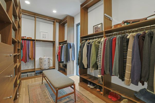 Interior, Recessed Lighting, Walk-in Closets, Wood Texture Flooring