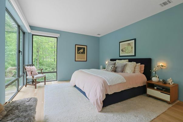 Bedroom, Interior, Wood Texture Flooring