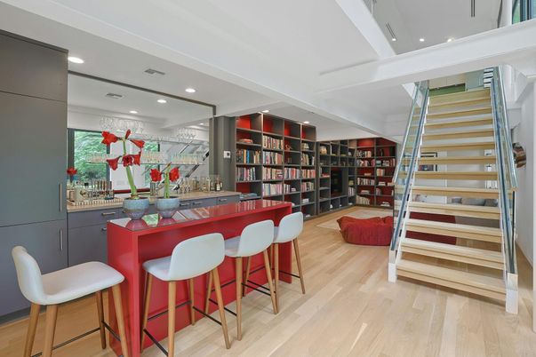 Interior, Recessed Lighting, Wood Texture Flooring