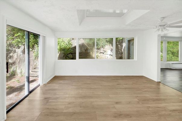 Empty room, Interior, Wood Texture Flooring