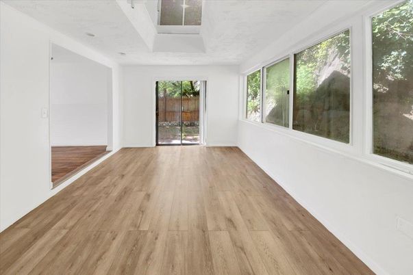 Empty room, Interior, Wood Texture Flooring