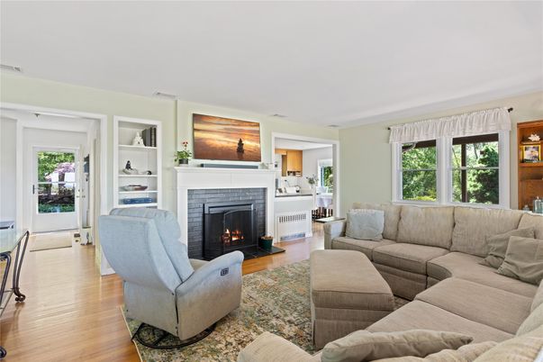 Fireplace, Interior, Living room, Wood Texture Flooring