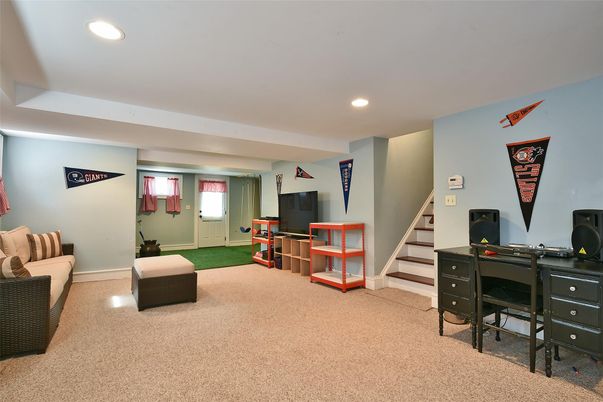 Home Office, Interior, Recessed Lighting