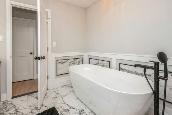 Bathroom, Free Standing Baths, Interior, Marble