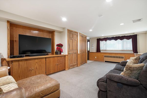 Interior, Living room, Recessed Lighting