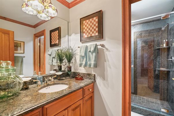 Bathroom, Glass Shower, Interior