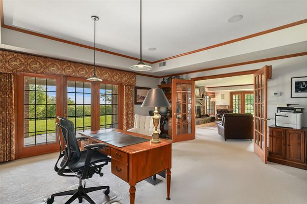 Home Office, Interior, Pendant Lights
