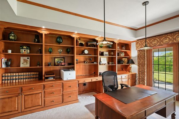 Home Office, Interior, Pendant Lights