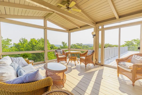 Interior, Sun Room, Wood Texture Flooring