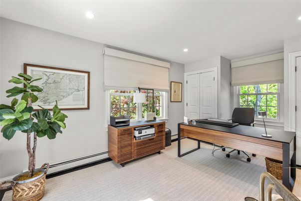 Home Office, Interior, Recessed Lighting