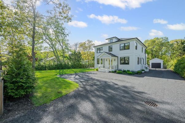 Backyard, Detached Garage, Exterior, Facade, Georgian