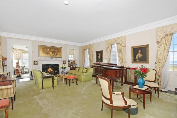 Fireplace, Interior, Living room, Piano
