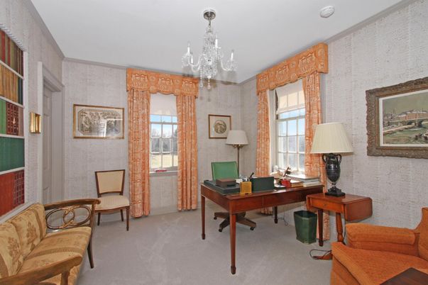 Chandelier, Home Office, Interior