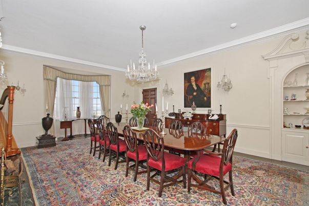 Chandelier, Dining room, Interior