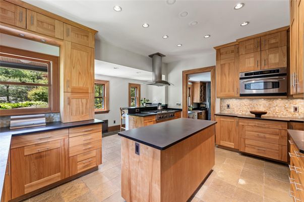Interior, Kitchen, Recessed Lighting, Stainless Steel Appliances