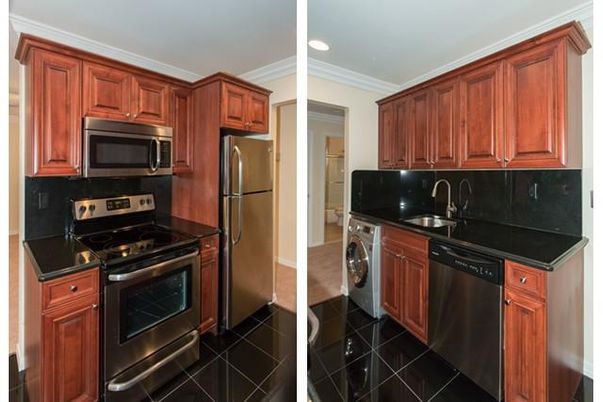 Interior, Kitchen, Recessed Lighting, Stainless Steel Appliances, Washer
