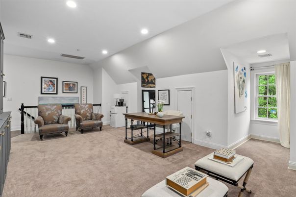 Home Office, Interior, Recessed Lighting