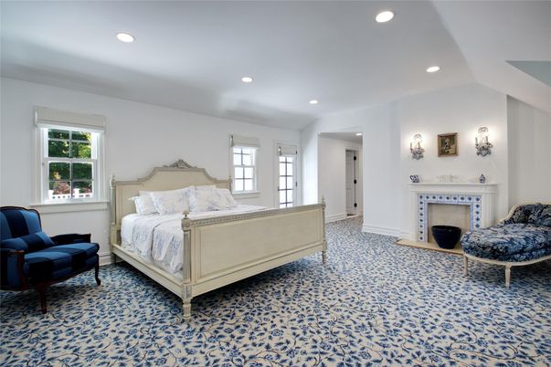Bedroom, Fireplace, Interior, Recessed Lighting