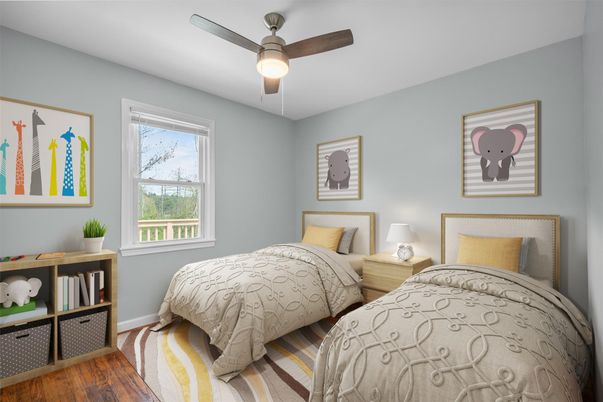 Bedroom, Interior, Wood Texture Flooring
