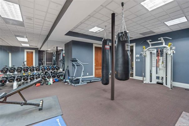 Fitness Equipment, Interior, Recessed Lighting