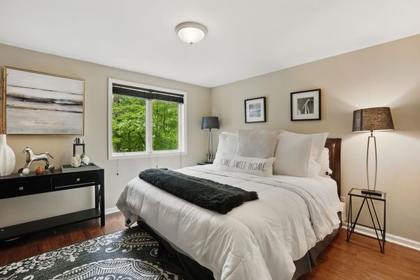 Bedroom, Interior, Wood Texture Flooring