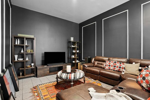 Interior, Living room, Recessed Lighting