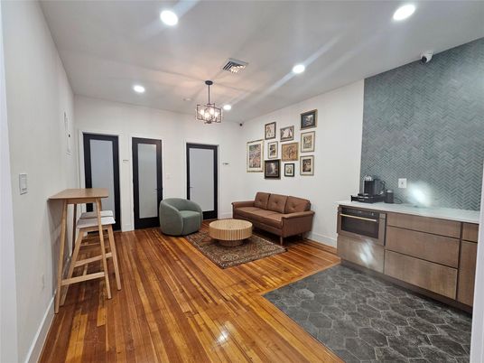 Chandelier, Interior, Recessed Lighting, Wood Texture Flooring