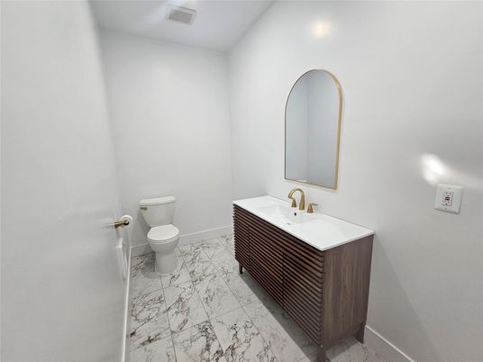 Bathroom, Interior, Marble, Recessed Lighting