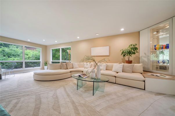 Interior, Living room, Recessed Lighting