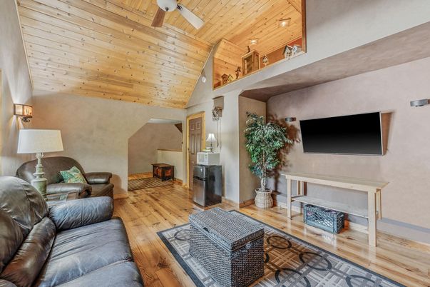 Interior, Living room, Wooden Ceilings, Wood Texture Flooring