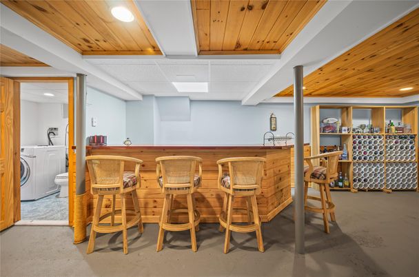 Interior, Recessed Lighting, Washer, Wooden Ceilings