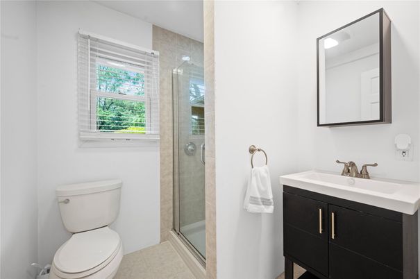 Bathroom, Glass Shower, Interior