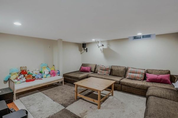 Interior, Living room, Recessed Lighting