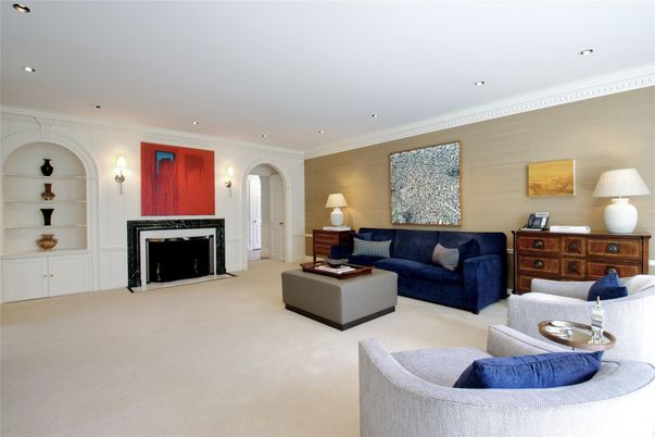 Fireplace, Interior, Living room, Recessed Lighting