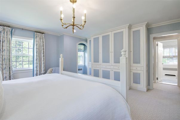 Bedroom, Chandelier, Interior